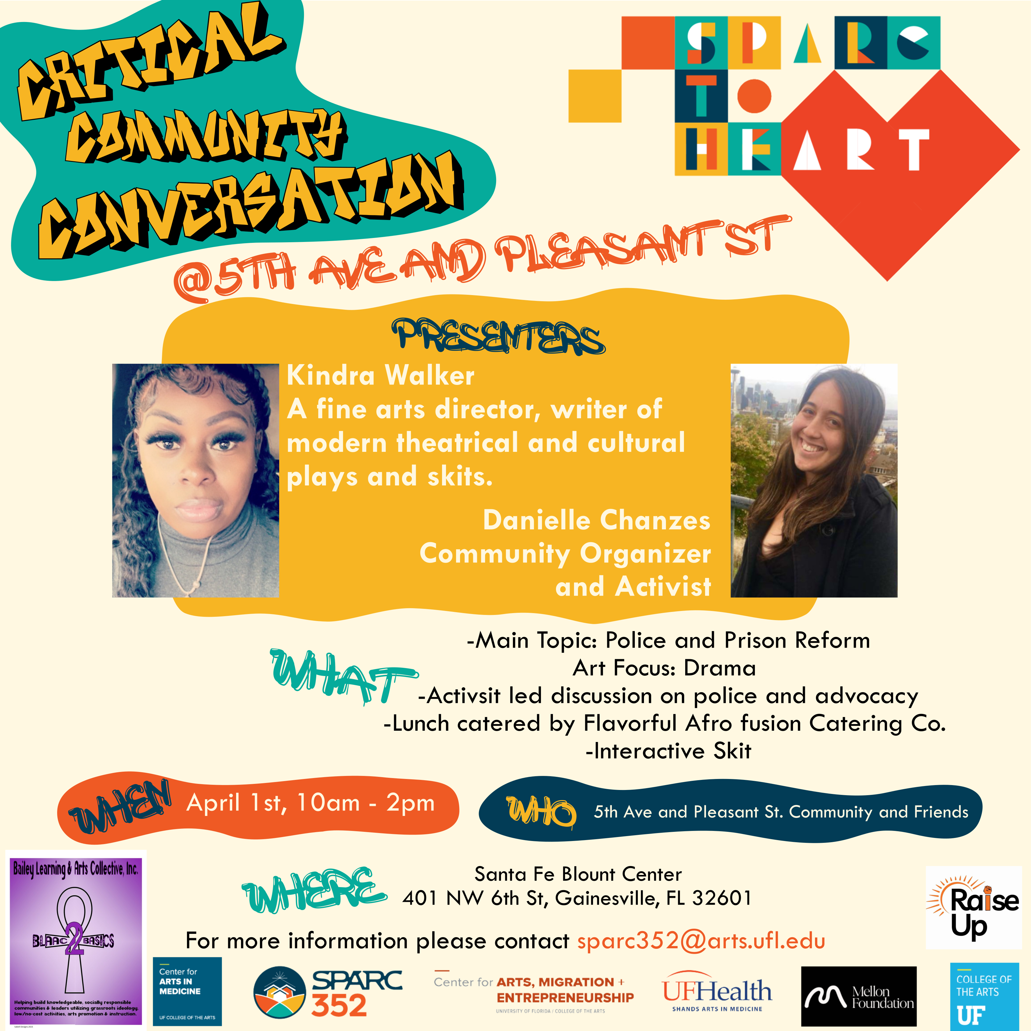 Flyer for Critical Conversation