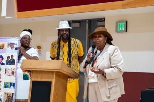 Seniors on the move community members presenting at Imagining America